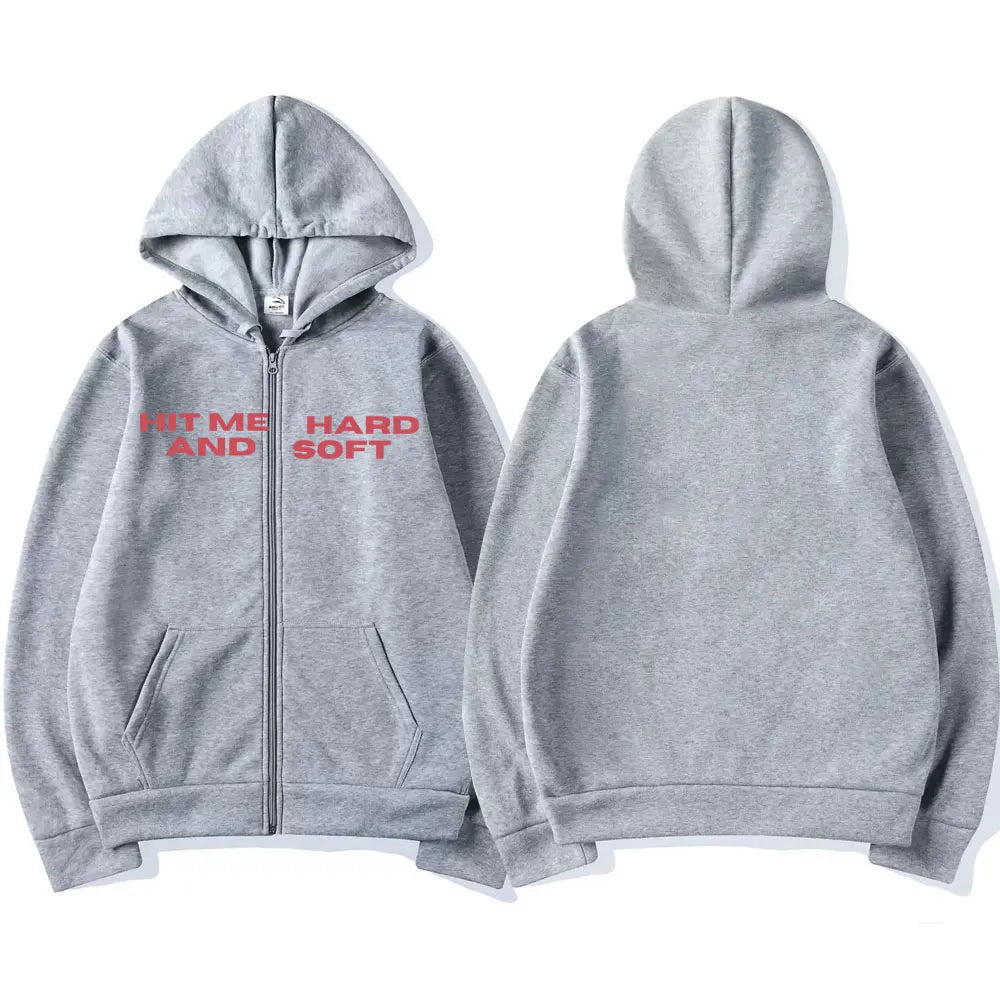 Hit Me Hard and Soft Hoodie