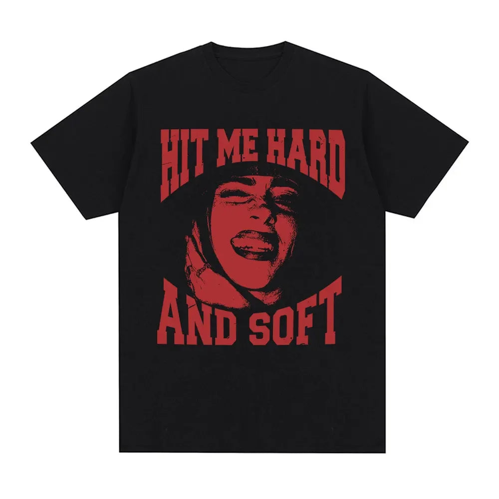 Hit Me Hard and Soft Red T-Shirt