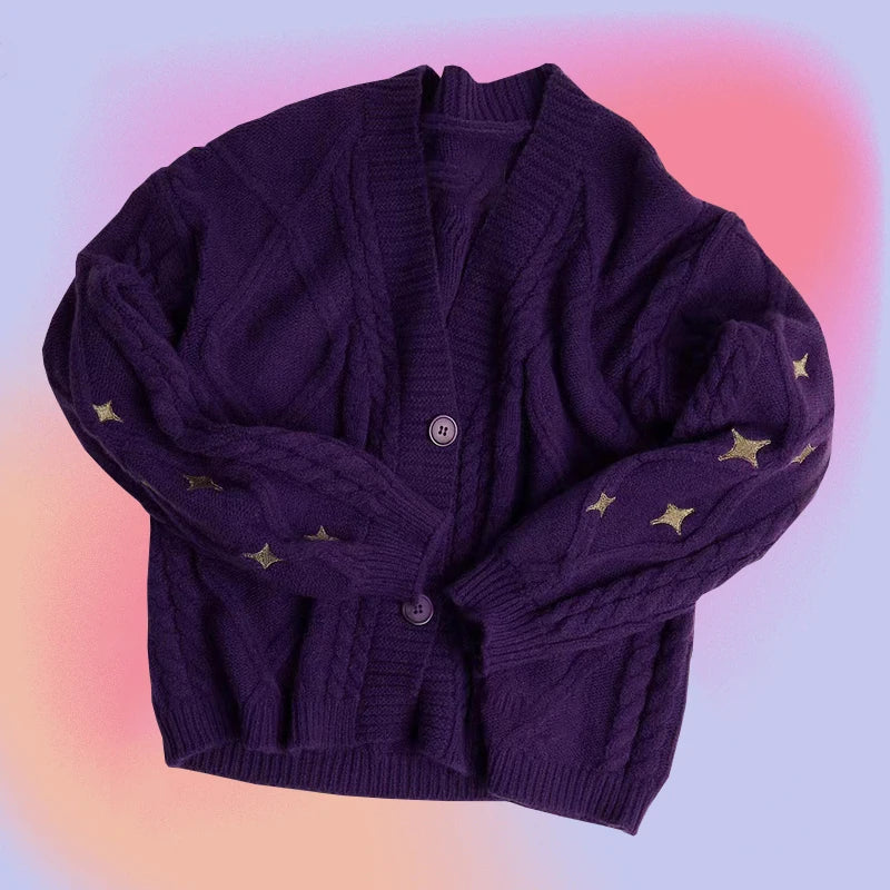 Violet Cardigan