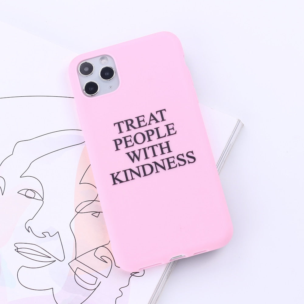 Treat People With Kindness iPhone Case