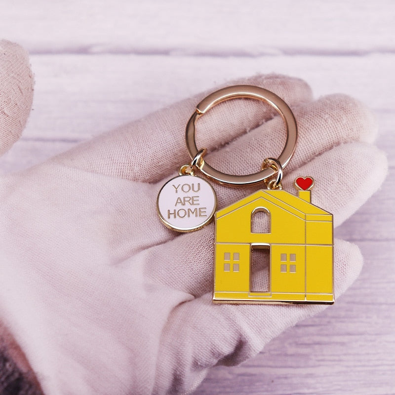 You Are Home Keychain