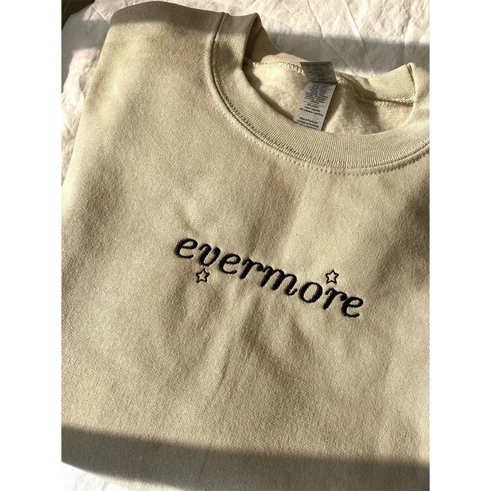 Embroidered Evermore Crewneck