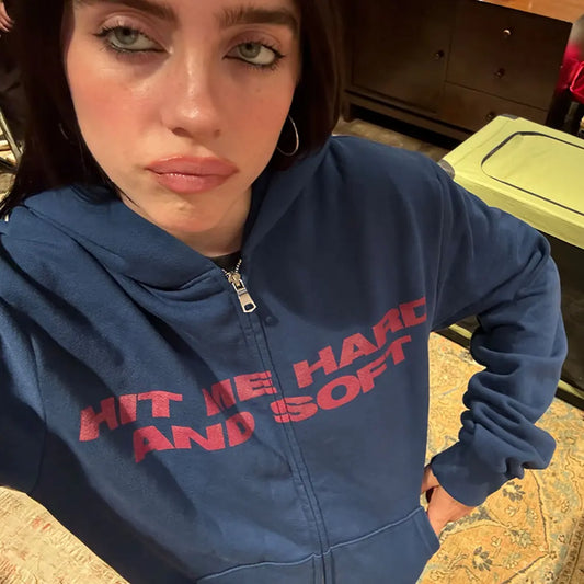Hit Me Hard and Soft Hoodie