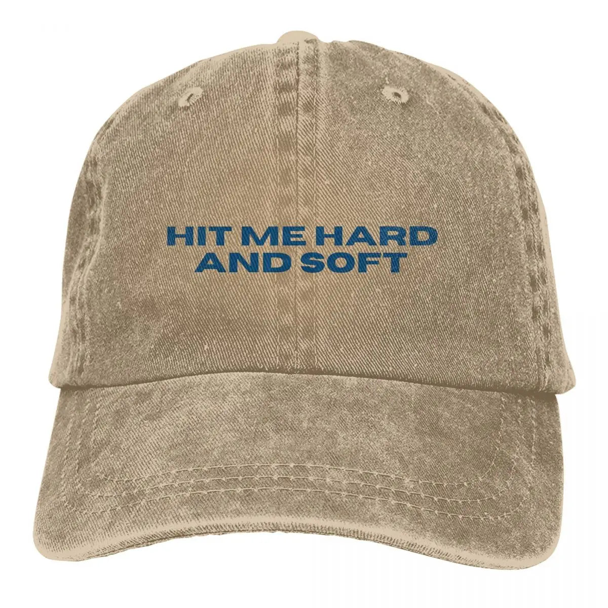 Hit Me Hard And Soft Baseball Cap