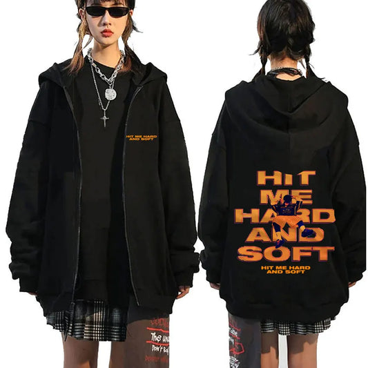 Hit Me Hard and Soft Hoodie