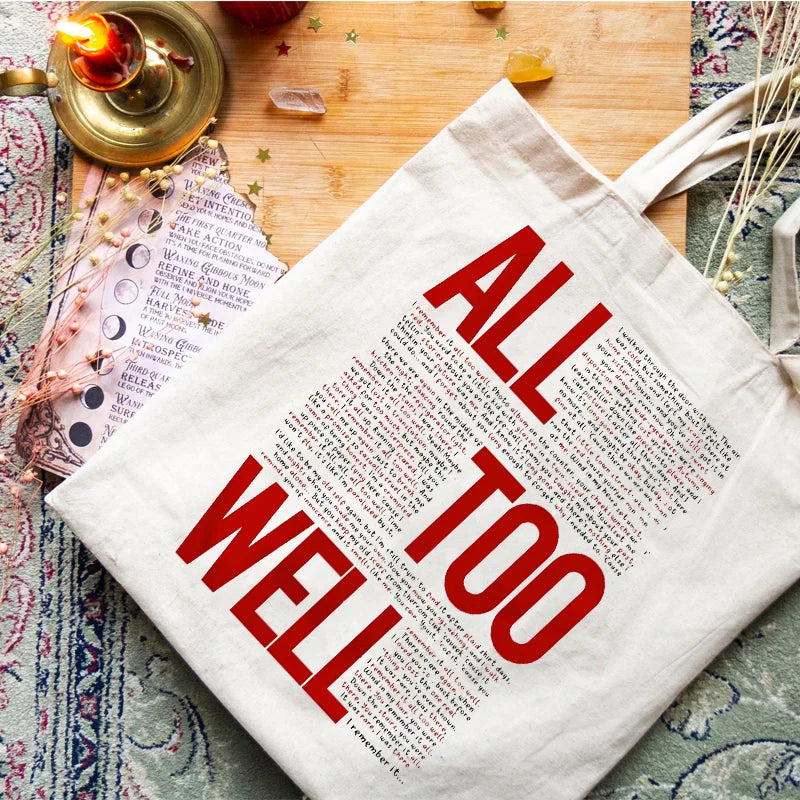 All Too Well Tote Bag