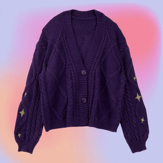 Violet Cardigan