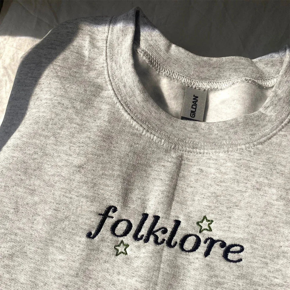 Embroidered Folklore Sweatshirt