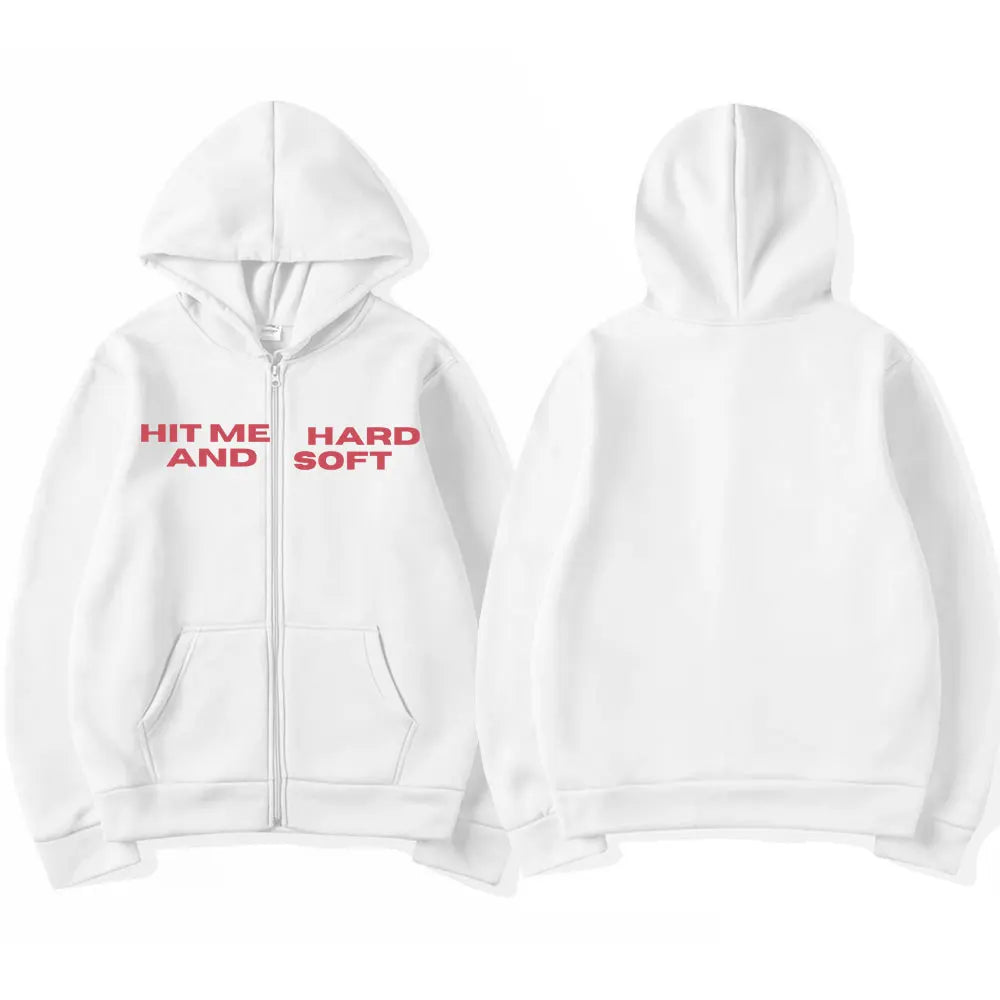 Hit Me Hard and Soft Hoodie