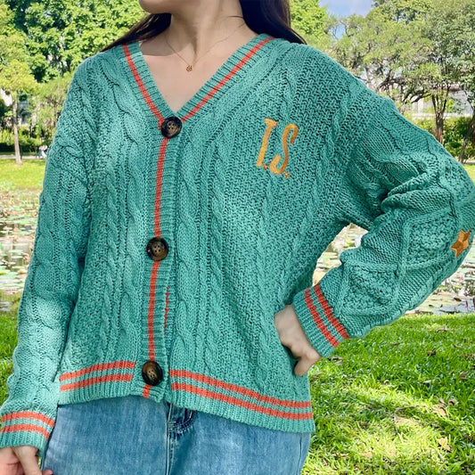 The Life Of A Showgirl Cardigan (Green)