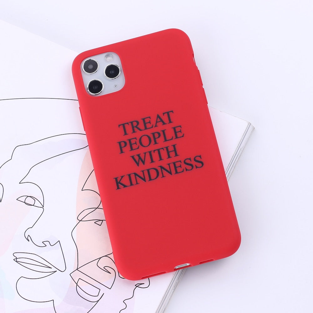 Treat People With Kindness iPhone Case