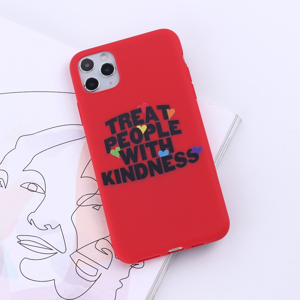 Treat People With Kindness iPhone Case