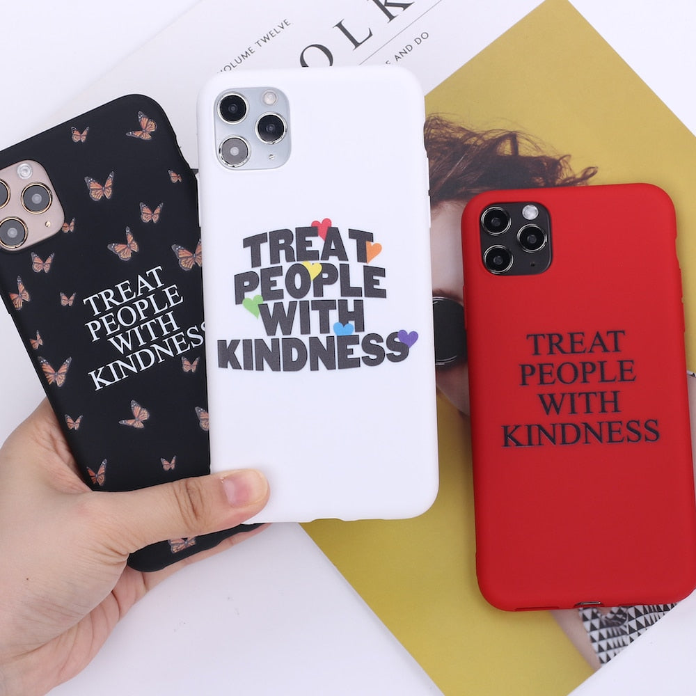 Treat People With Kindness iPhone Case